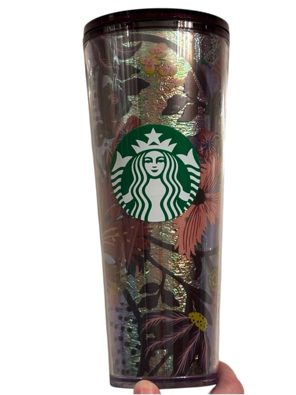 Starbucks | Fall 2021 Rising Floral Metallic Foil Cold Cup 24oz - Picture 10 of 12